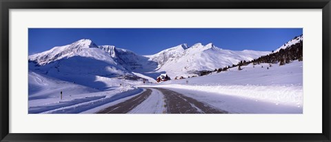 Framed Canada, Alberta, Banff National Park, icefield, road Print