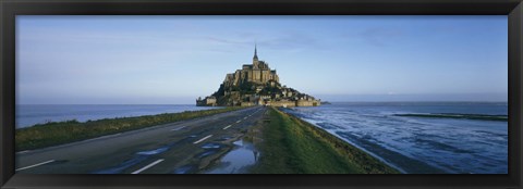 Framed France, Mont Saint Michel Print