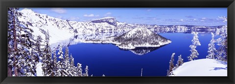 Framed USA, Oregon, Crater Lake National Park Print