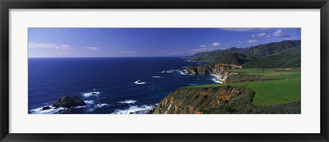 Framed Pacific Coast, Big Sur, California, USA Print