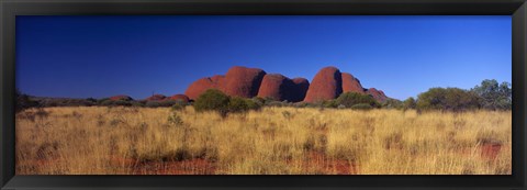 Framed Mount Olga, Uluru-Kata Tjuta National Park, Australia Print