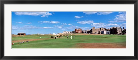 Framed Golf Course, St Andrews, Scotland, United Kingdom Print