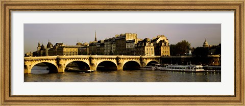 Framed Pont Neuf Bridge, Paris, France Print