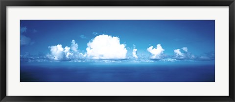 Framed Clouds Over Water Print