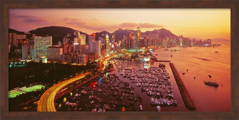 Framed Hong Kong Print