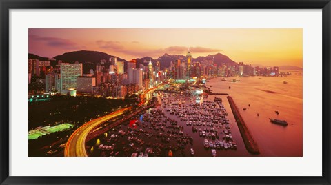 Framed Hong Kong Print