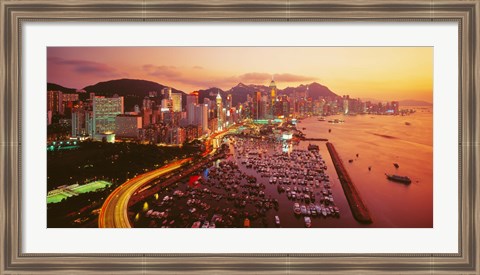 Framed Hong Kong Print