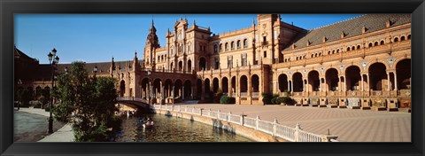 Framed Plaza Espana, Seville, Spain Print