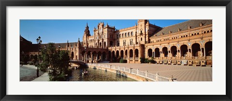 Framed Plaza Espana, Seville, Spain Print