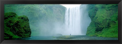 Framed Skogafoss Falls, Skogar River, Iceland Print