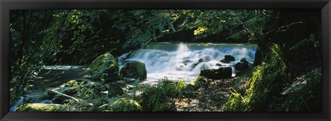 Framed Waterfall, Birks O&#39; Aberfeldy, Perthshire, Scotland Print