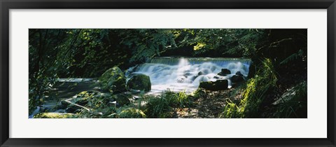 Framed Waterfall, Birks O&#39; Aberfeldy, Perthshire, Scotland Print