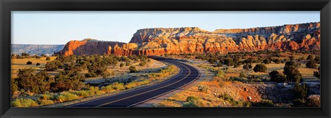 Framed Route 84 NM USA Print