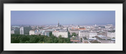 Framed Austria, Vienna, High angle view of the city Print