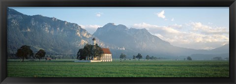 Framed St Coloman&#39;s Church, Bavaria, Germany Print