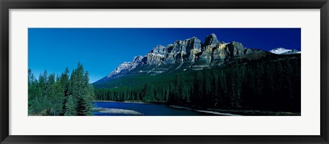 Framed Castle Mountain, Banff National Park, Alberta, Canada Print