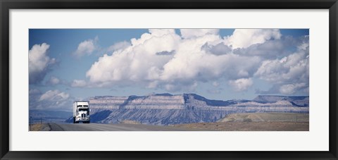 Framed Interstate 70, Green River, Utah Print