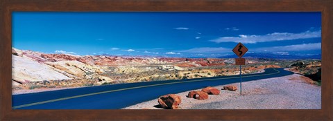 Framed Road Valley of Fire State Park Overton NV Print