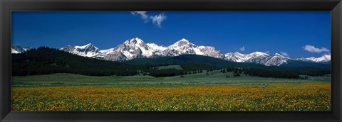 Framed Sawtooth Mtns Range Stanley ID USA Print