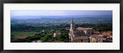 Framed Bonneiux, Provence, France Print