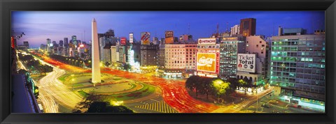 Framed Plaza De La Republica, Buenos Aires, Argentina Print