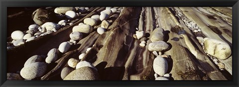 Framed Stones Close-Up, Pemaquid, Massachusetts Print