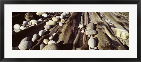 Framed Stones Close-Up, Pemaquid, Massachusetts Print