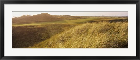 Framed Panoramic view of a landscape, Scotland Print