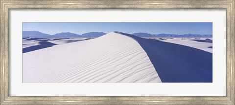 Framed Hills in the White Sands Desert, New Mexico Print