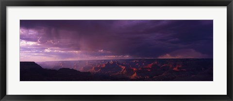 Framed Storm Clouds over Grand Canyon, Arizona Print