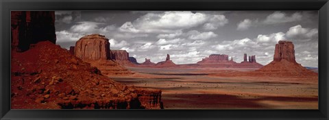 Framed Mountains, West Coast, Monument Valley, Arizona, USA, Print