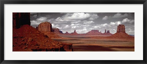 Framed Mountains, West Coast, Monument Valley, Arizona, USA, Print