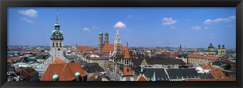 Framed Cityscape, Munich, Germany Print