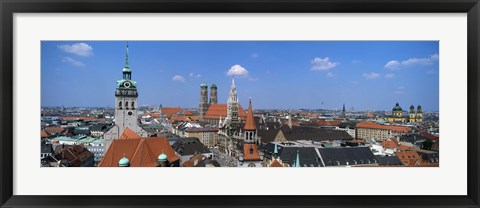 Framed Cityscape, Munich, Germany Print