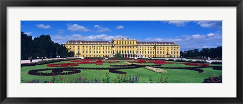 Framed Schonbrunn Palace, Gardens, Vienna, Austria Print