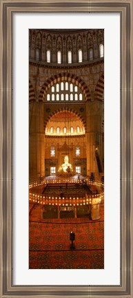 Framed Interior of Selimiye Mosque, Turkey Print