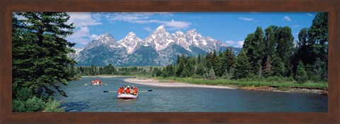 Framed Rafters Grand Teton National Park WY USA Print