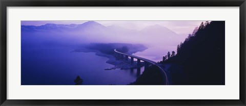 Framed Twilight road Germany Print