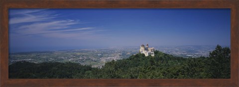 Framed Pena Palace, Sintra, Lisbon, Portugal Print