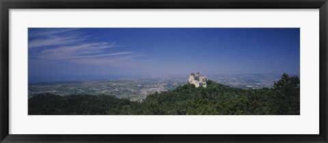 Framed Pena Palace, Sintra, Lisbon, Portugal Print