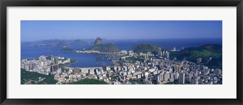 Framed Skyline, Cityscape, Coastal City, Rio De Janeiro, Brazil Print