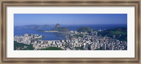 Framed Skyline, Cityscape, Coastal City, Rio De Janeiro, Brazil Print