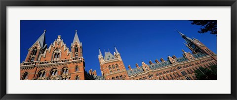 Framed St Pancras Railway Station London England Print