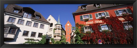 Framed Germany, Meersburg, Lake Constance, Low angle view of the buildings Print