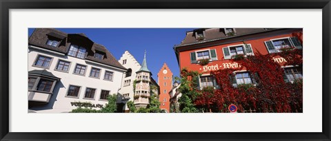 Framed Germany, Meersburg, Lake Constance, Low angle view of the buildings Print