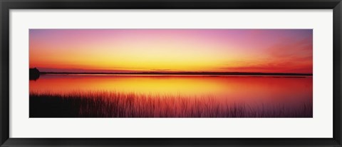 Framed Sunrise Lake Michigan Door County WI Print