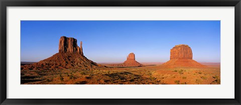 Framed Monument Valley Tribal Park, Navajo Reservation, Arizona, USA Print