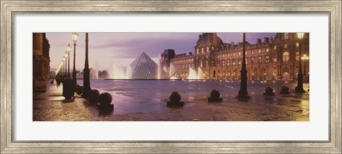 Framed Louvre Museum Paris France Print