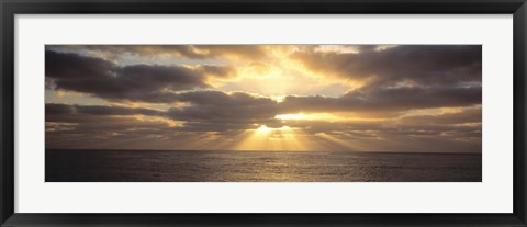 Framed Sunset Sub Antarctic Australia Print