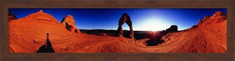 Framed Sunrise over Delicate Arch, Arches National Park, Utah Print